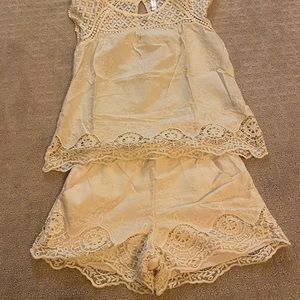 Xhilaration top and bottom - top small; bottom med